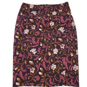 Ann Taylor LOFT Women’s Floral Print Slip Lined Pencil Skirt – Size 2
